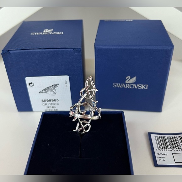 Swarovski Grace Ring Size 58 - Picture 2 of 5